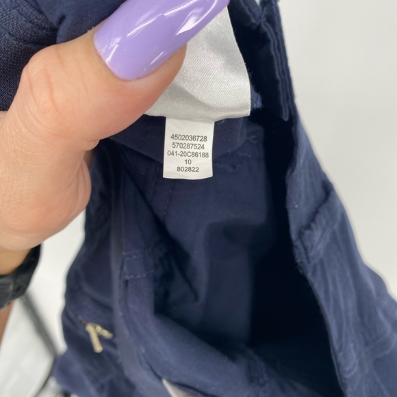 Chico's Poplin Capri Cropped Ankle Cargo Pants - Picture 5 of 7